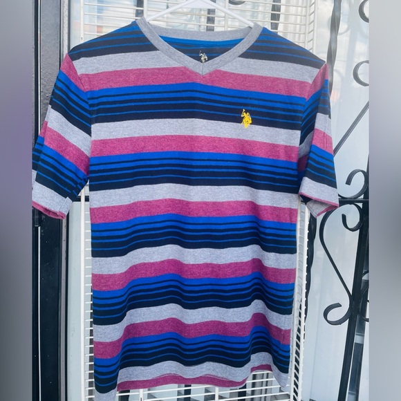 U.S. Polo Assn. Other - U. S. Polo Assn. Multi Stripe T-Shirt Boys Size 18 (XXL)